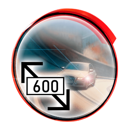 Oglinda rutiera circulara convexa D=600mm  Oglinda rutiera circulara convexa D=600mm