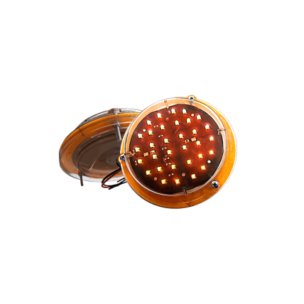 Lampa LED Φ100mm integrata pentru panouri semnalizare